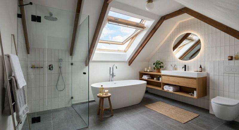 Attic Bathroom Remodeling in Camden County, NJ