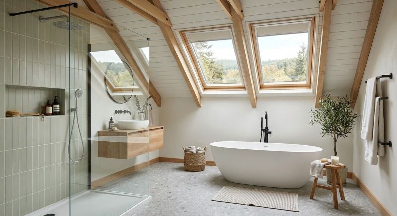 Attic Bathroom Remodeling in Camden County, NJ