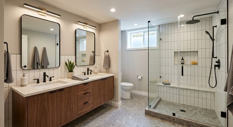 Basement Bathroom Remodeling in Camden County, NJ