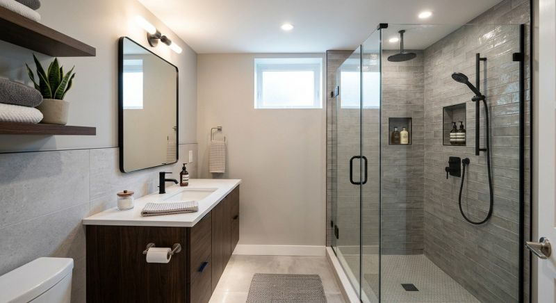 Basement Bathroom Remodeling in Camden County, NJ
