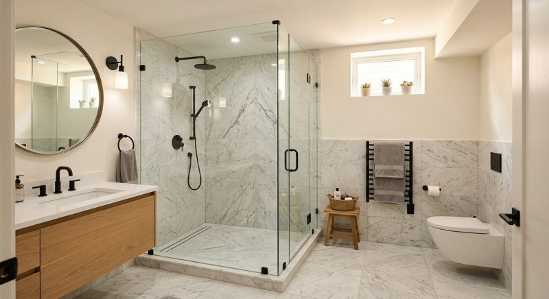 Basement Bathroom Remodeling in Camden County, NJ